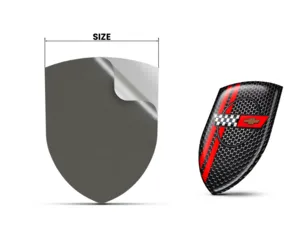 Corvette Decalcomanie Vetri Veicolo Resistenti Limitati Pregiati